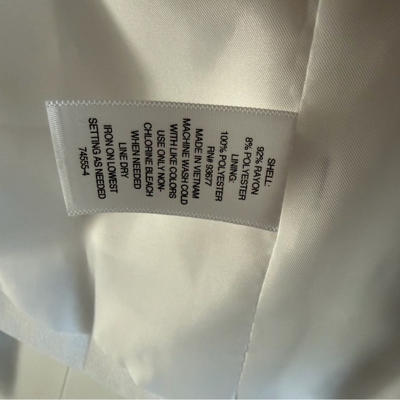 Worthington Elegant White Women's Blazer - Picture 9 of 15